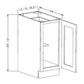Full Height Door Base Cabinets 12