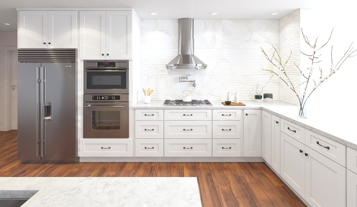 Shaker White Kitchen Cabinets 