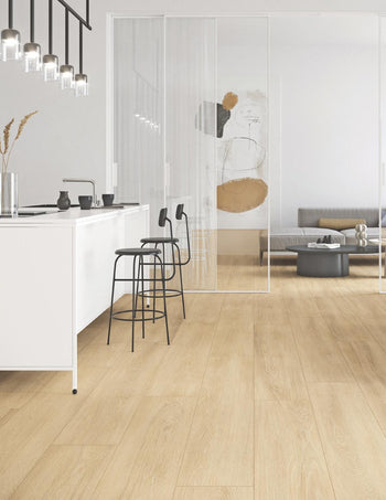 Ridgeline wood-look porcelain tile kitchen