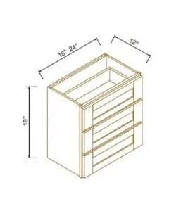 Wall Drawer Cabinet (Vanity) - Coastal