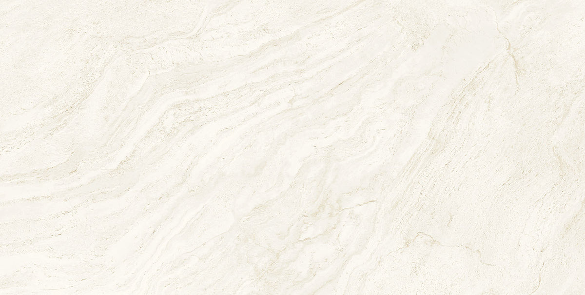 Relativa Travertino Neve porcelain slab, 1/2 inch natural finish