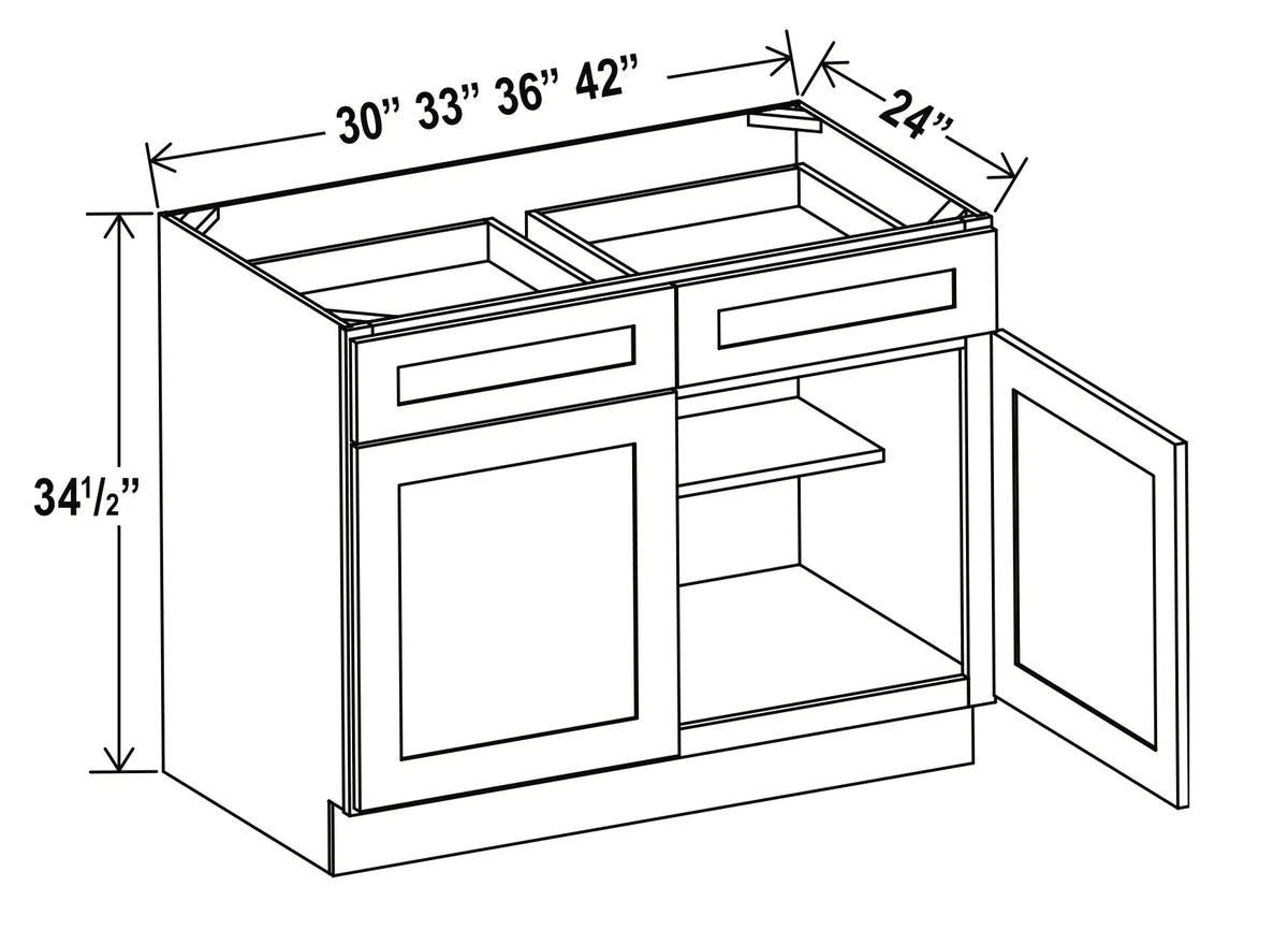 Base Cabinet 24"-42" - Ultimate Cabinet Sales Center