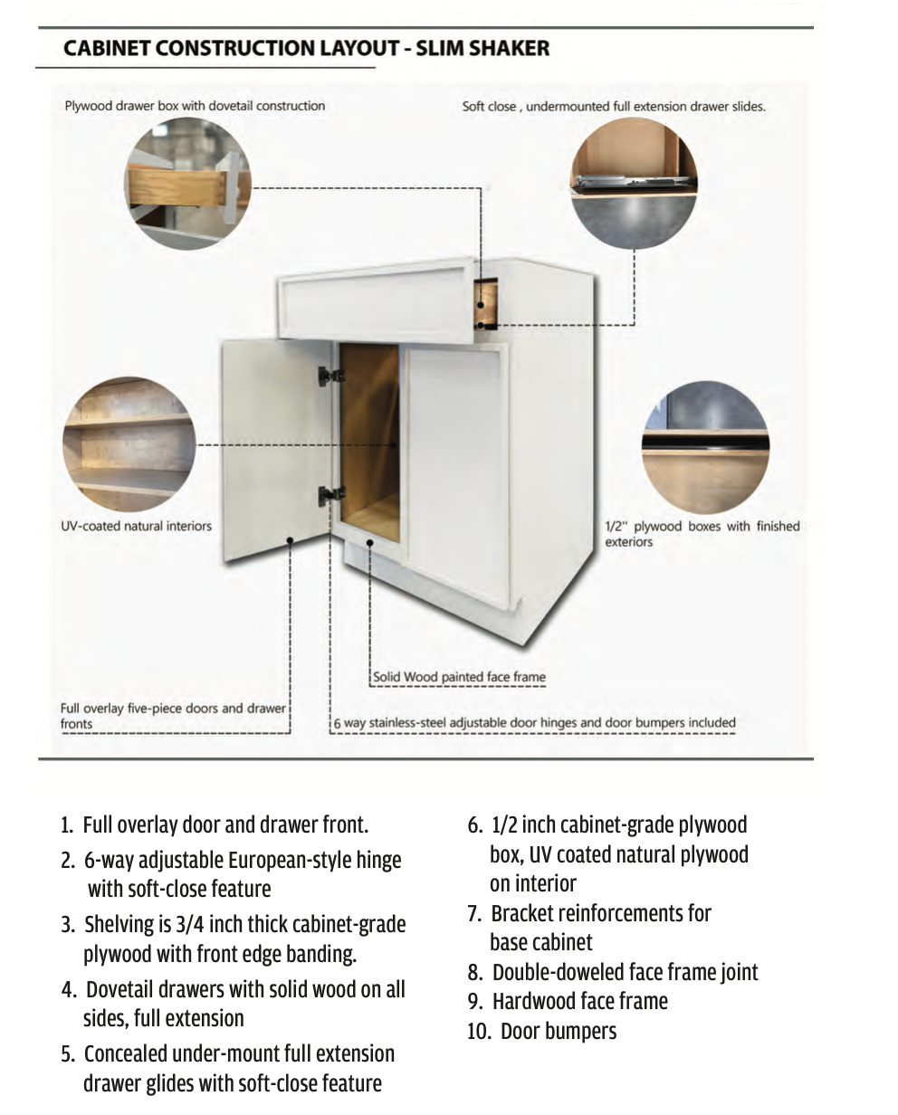 Slim Shaker Base for Modern Kitchen Sales