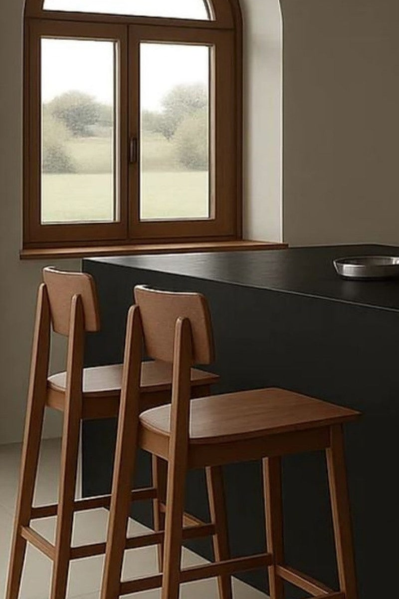 Absolute Black Quartz countertops in a kitchen