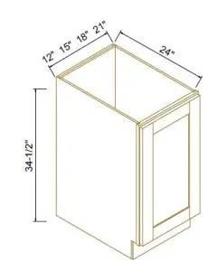 Full Height Door Base Cabinet - Coastal