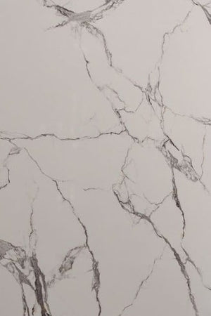 Bianco Venato Extra Printed Quartz countertop slab