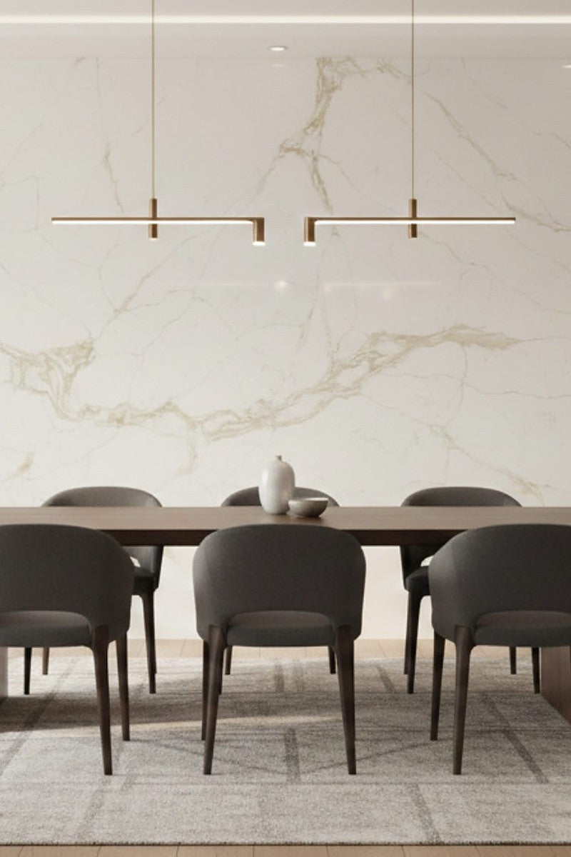 Calacatta Milano Quartz countertops in a kitchen
