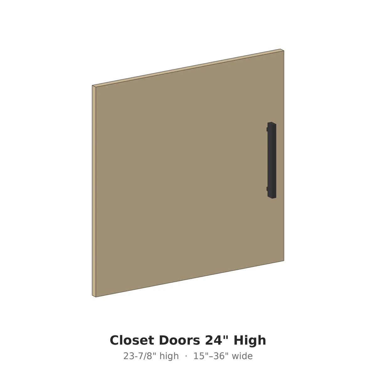 Closet Doors 24" High – Modern Closet