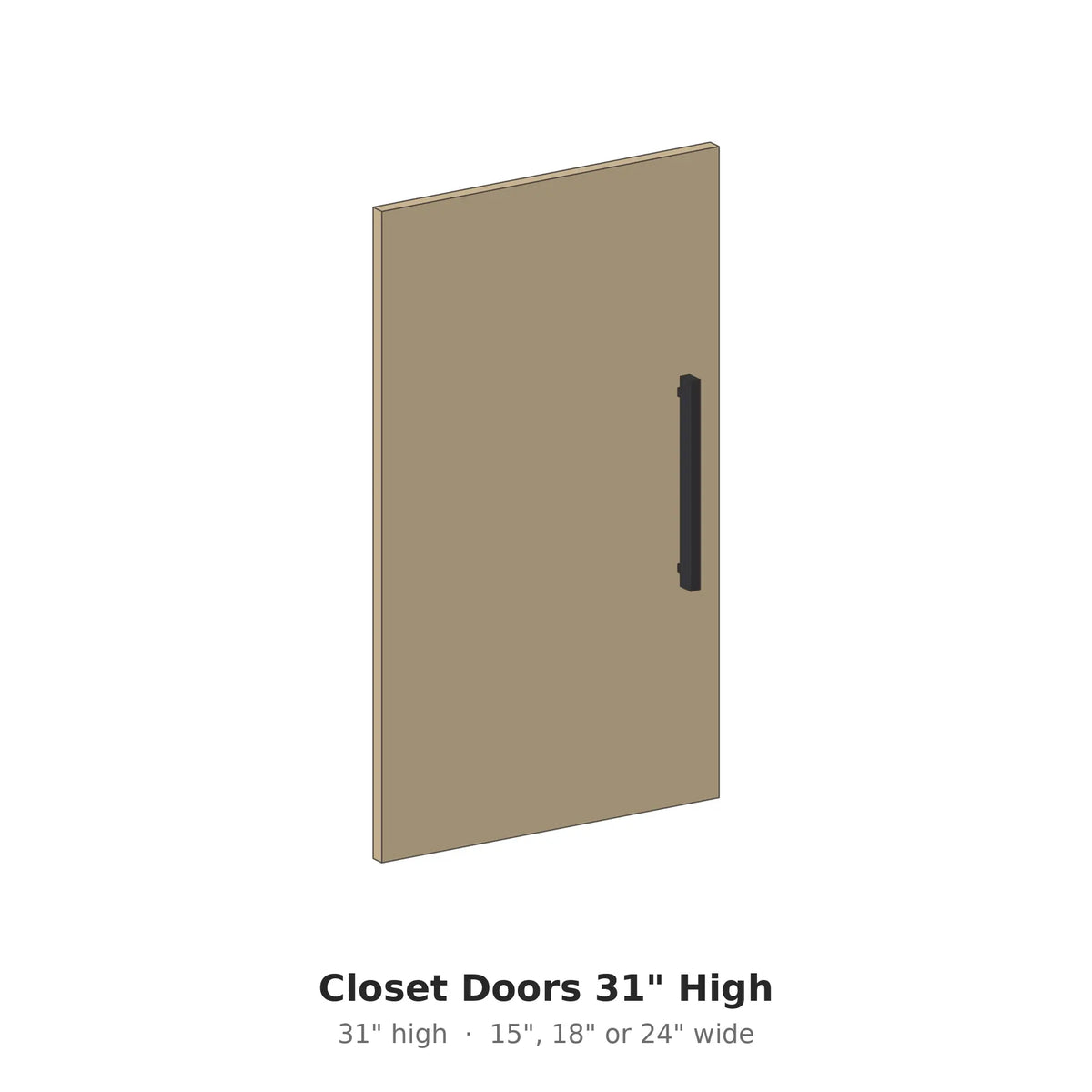 Closet Doors 31" High – Modern Closet
