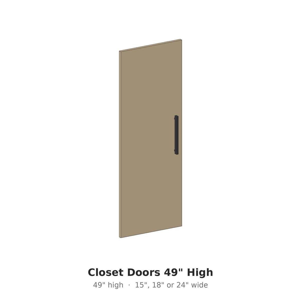 Closet Doors 49" High – Modern Closet