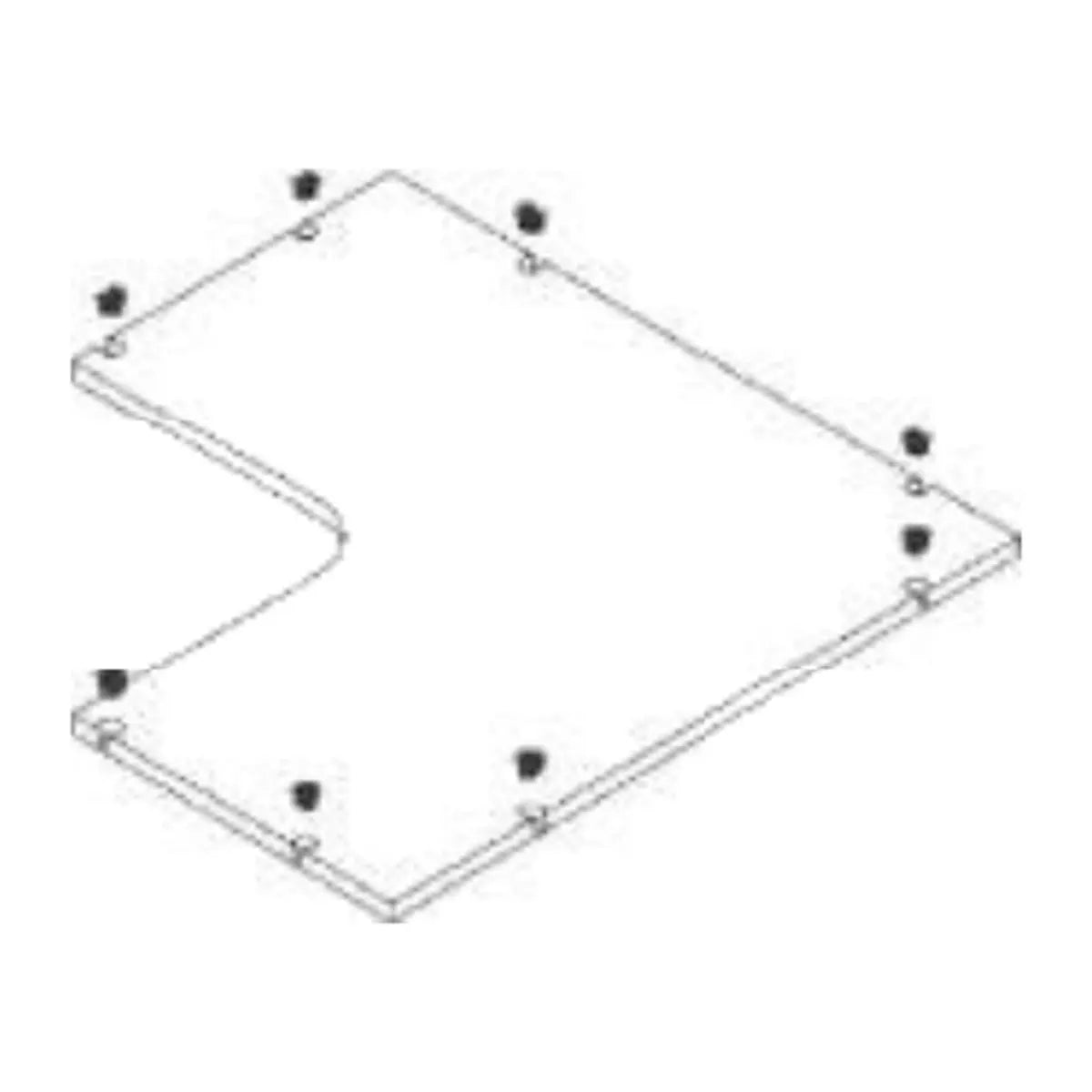 Easy Reach Corner Shelf - Coastal Closet line drawing