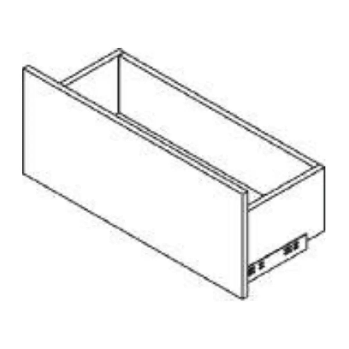 Tall Drawer Kit 12-5/8" - Standard Depth - Coastal Closet line drawing
