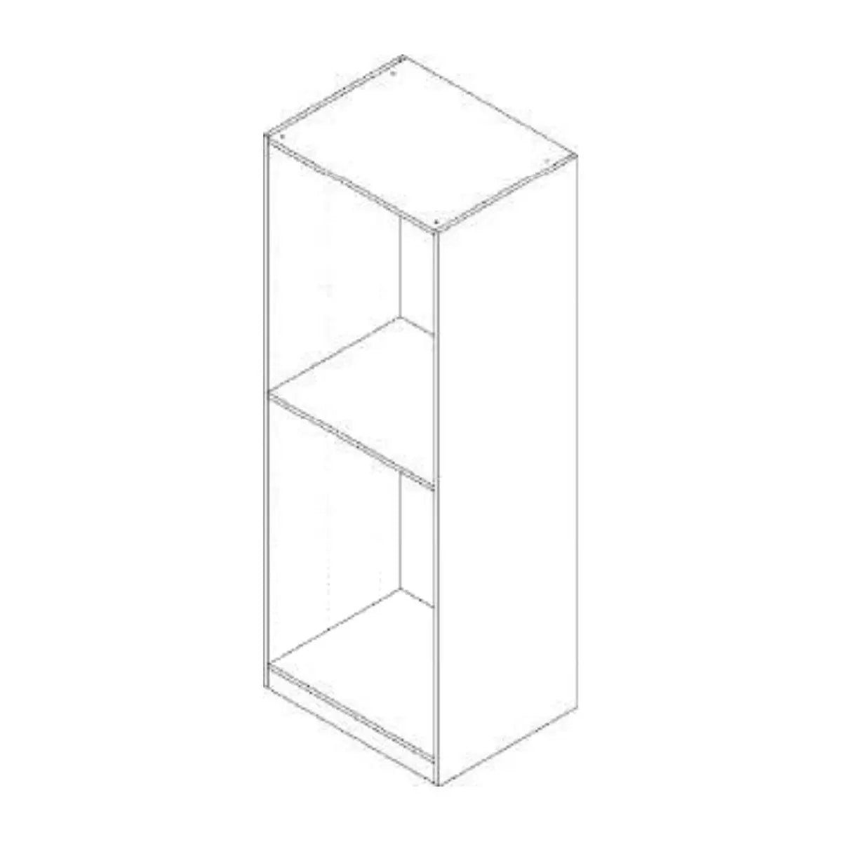 Closet Frame 84" - Deep 24" - Coastal Closet line drawing