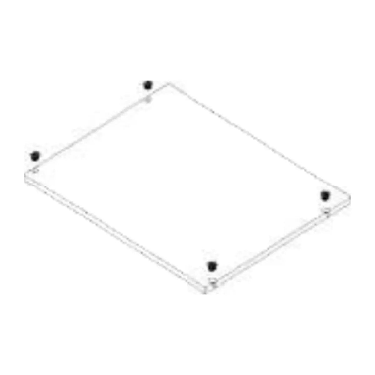 Adjustable Shelf - Deep 24" - Coastal Closet line drawing