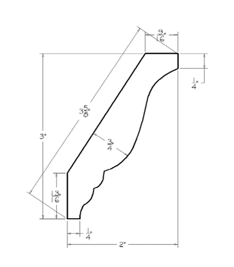 Crown Moulding DCM - Platinum schematic