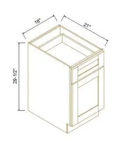 File Drawer Base Cabinet - Coastal