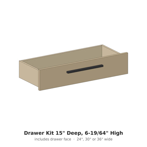 Drawer Kit, 6" Front