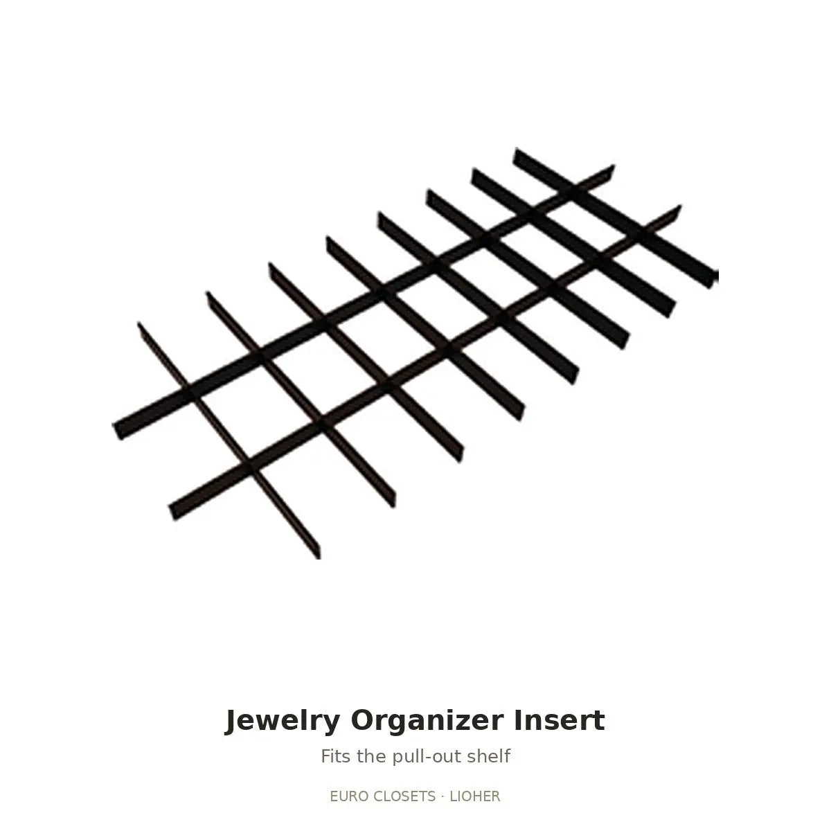 Euro Closet jewelry organizer insert