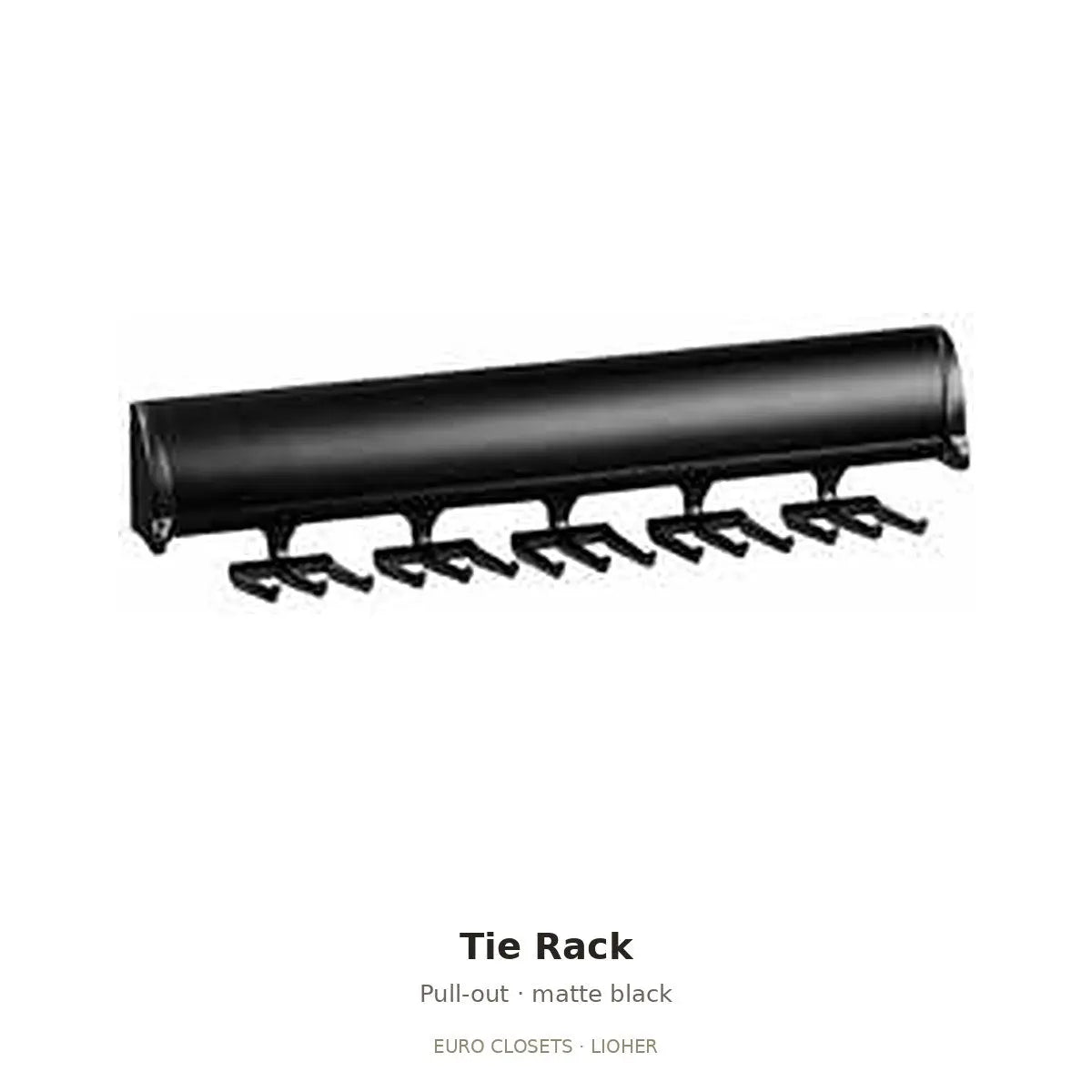 Euro Closet pull-out tie rack