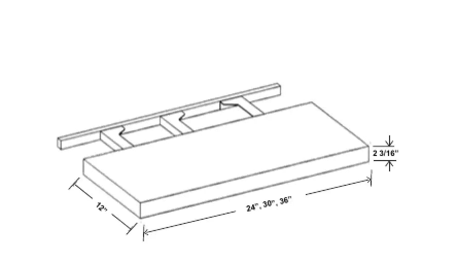 Floating Shelf - Ultimate Cabinet Sales Center