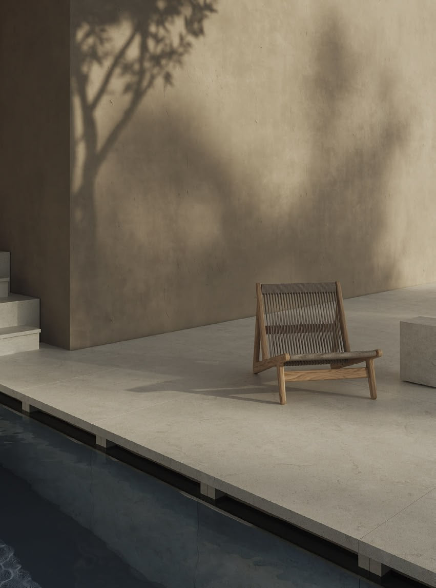 Gubi pool deck porcelain tile