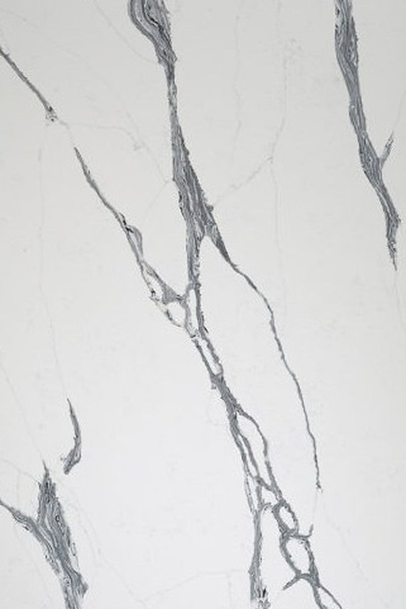 Jade Black Quartz countertop slab