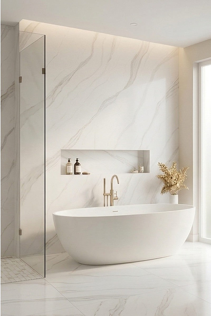 Mila Gold Quartz countertops in a kitchen
