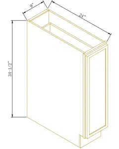 Base Spice Rack Pull-Out - Coastal Slim Shaker