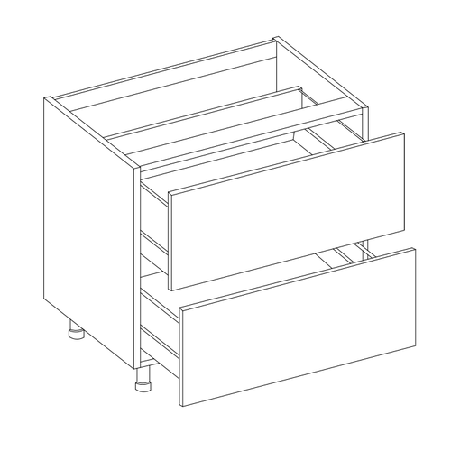 Outdoor Drawer Base - 2 Drawers