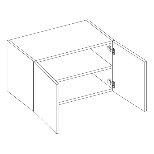 Outdoor Bridge Wall Cabinet - 2 Doors
