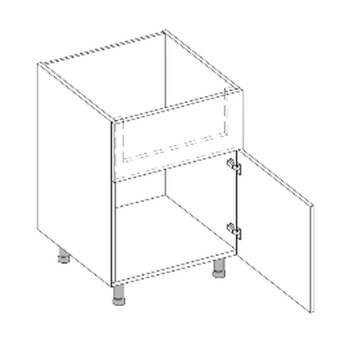 Outdoor Side Burner Base - 1 Door