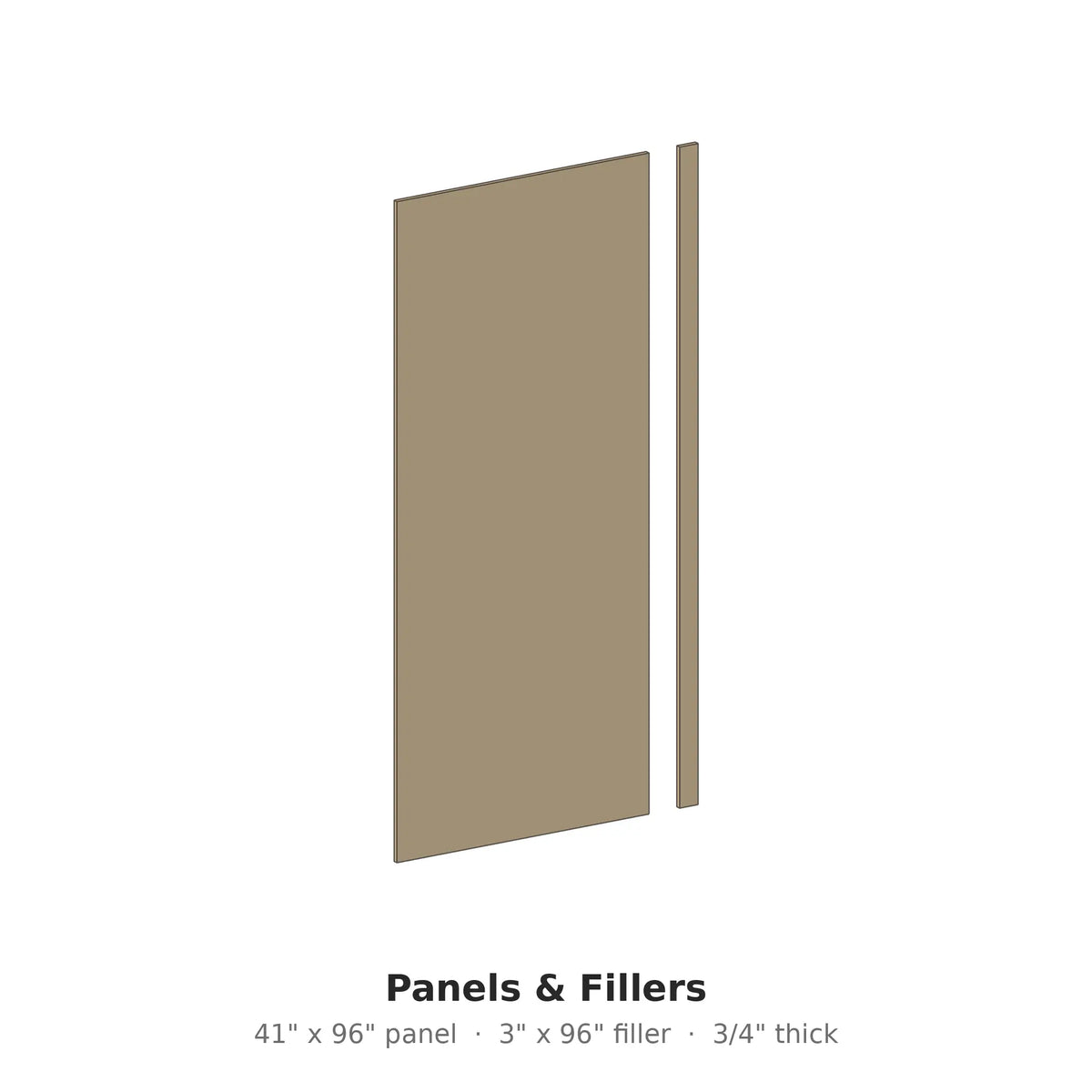 Panels & Fillers – Modern Closet
