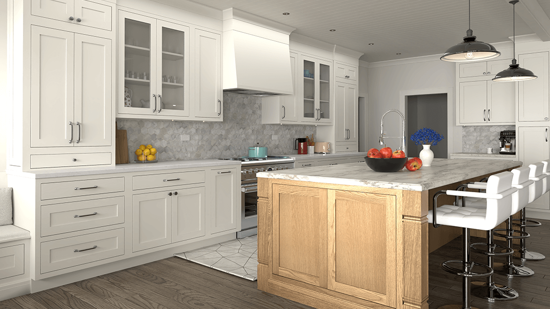 Reserve Inset Natural Oak island