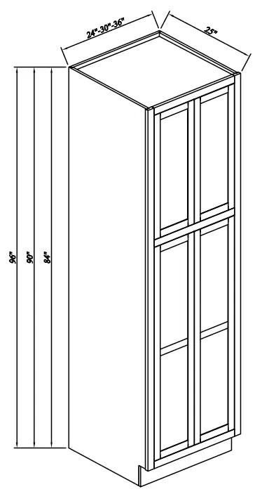 Pantry Cabinet - Reserve Inset - Reserve Inset Mocha
