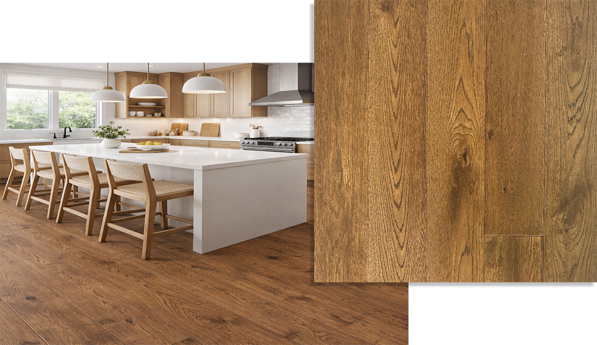 Ribadao Botanica Terra engineered hardwood flooring
