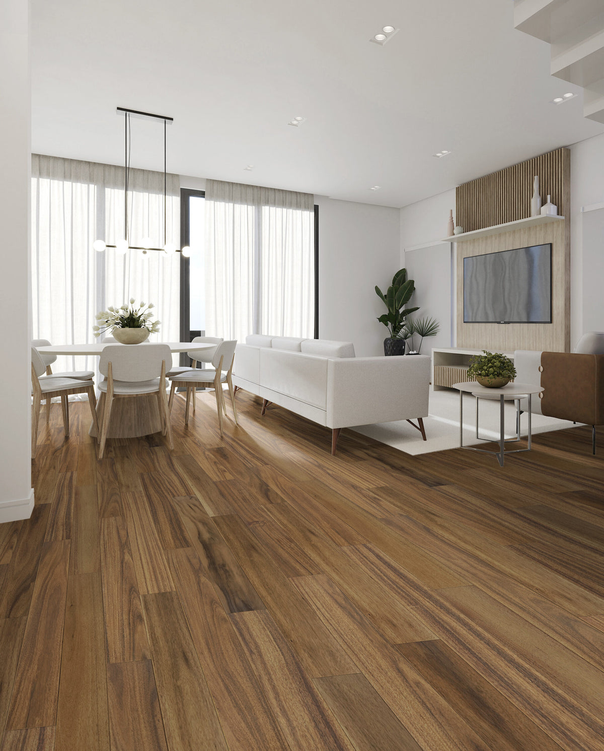 Ribadao Fra-Grance Sage engineered hardwood flooring room scene