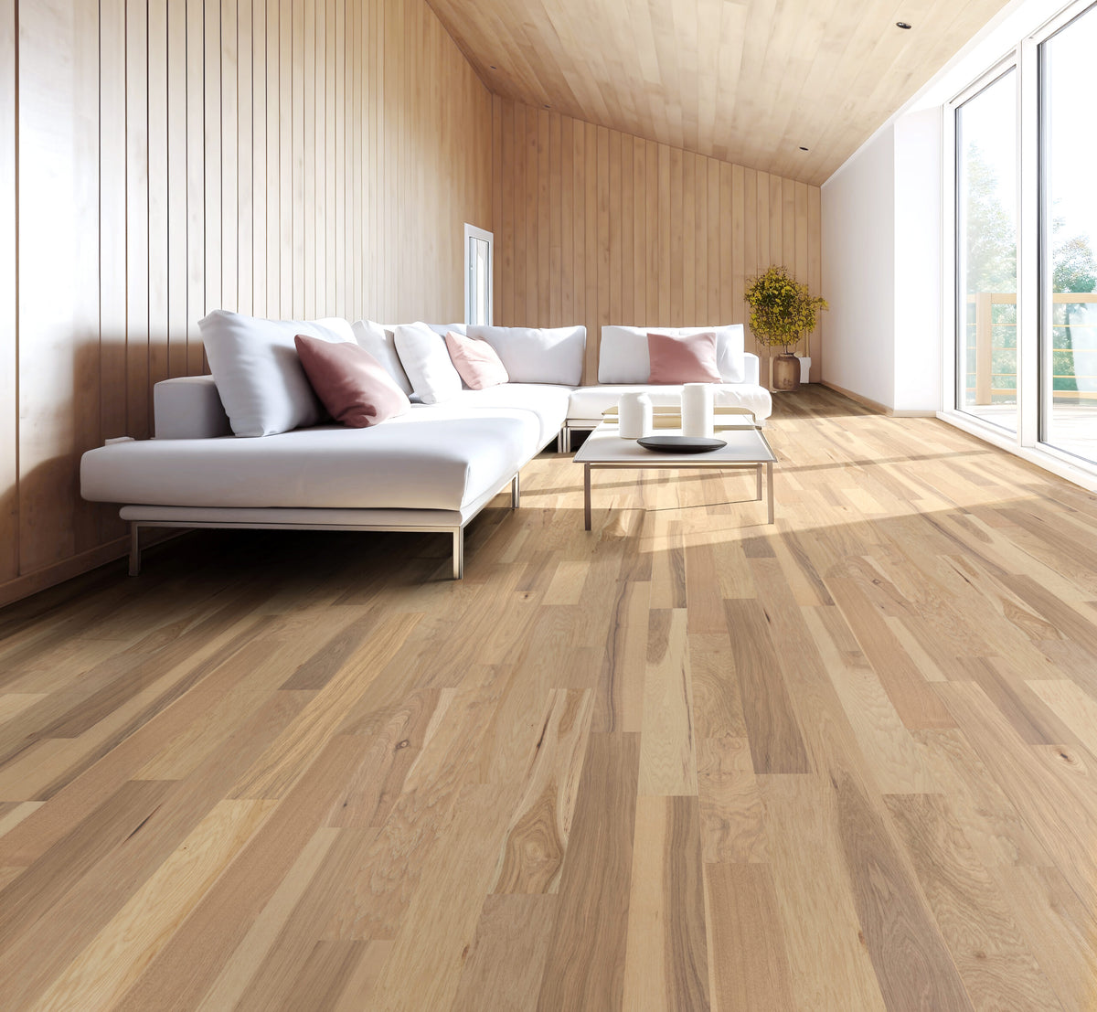 Ribadao Fra-Grance Veil engineered hardwood flooring room scene