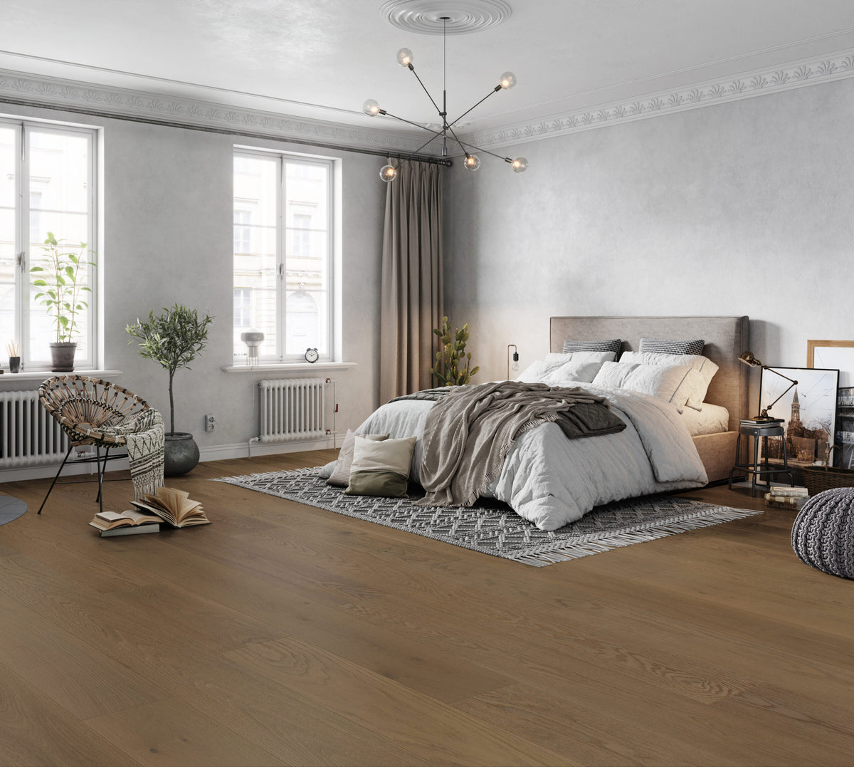 Ribadao Fra-Grance Essia engineered hardwood flooring room scene