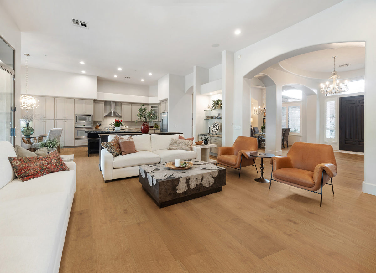 Ribadao Fra-Grance Moonlit engineered hardwood flooring room scene