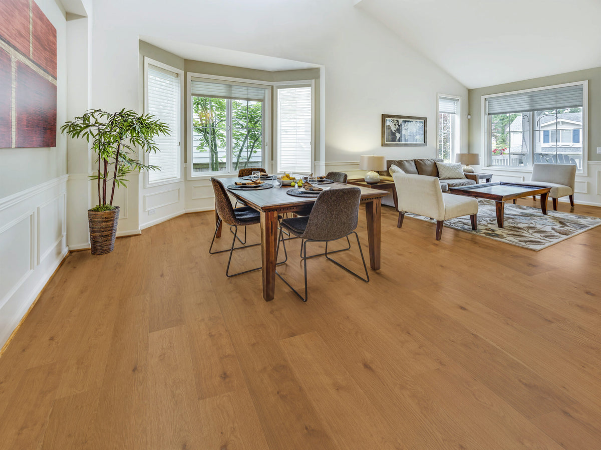 Ribadao Fra-Grance Moonlit engineered hardwood flooring room scene