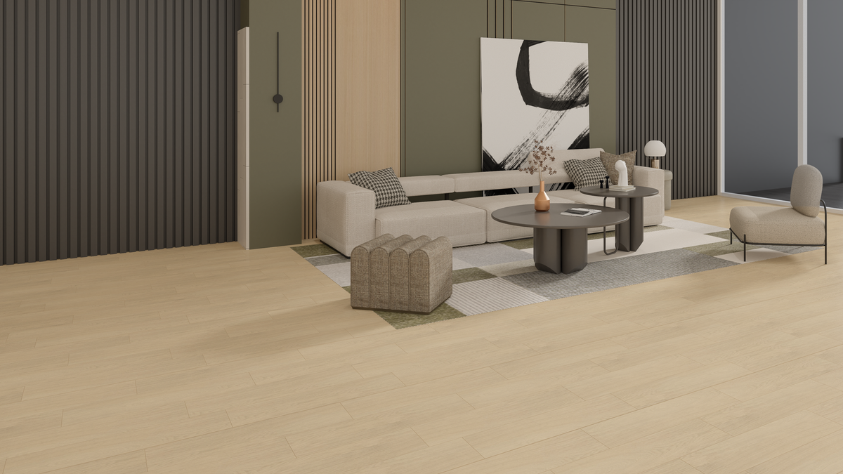 Ribadao Fra-Grance Royal Oak Plank engineered hardwood flooring room scene