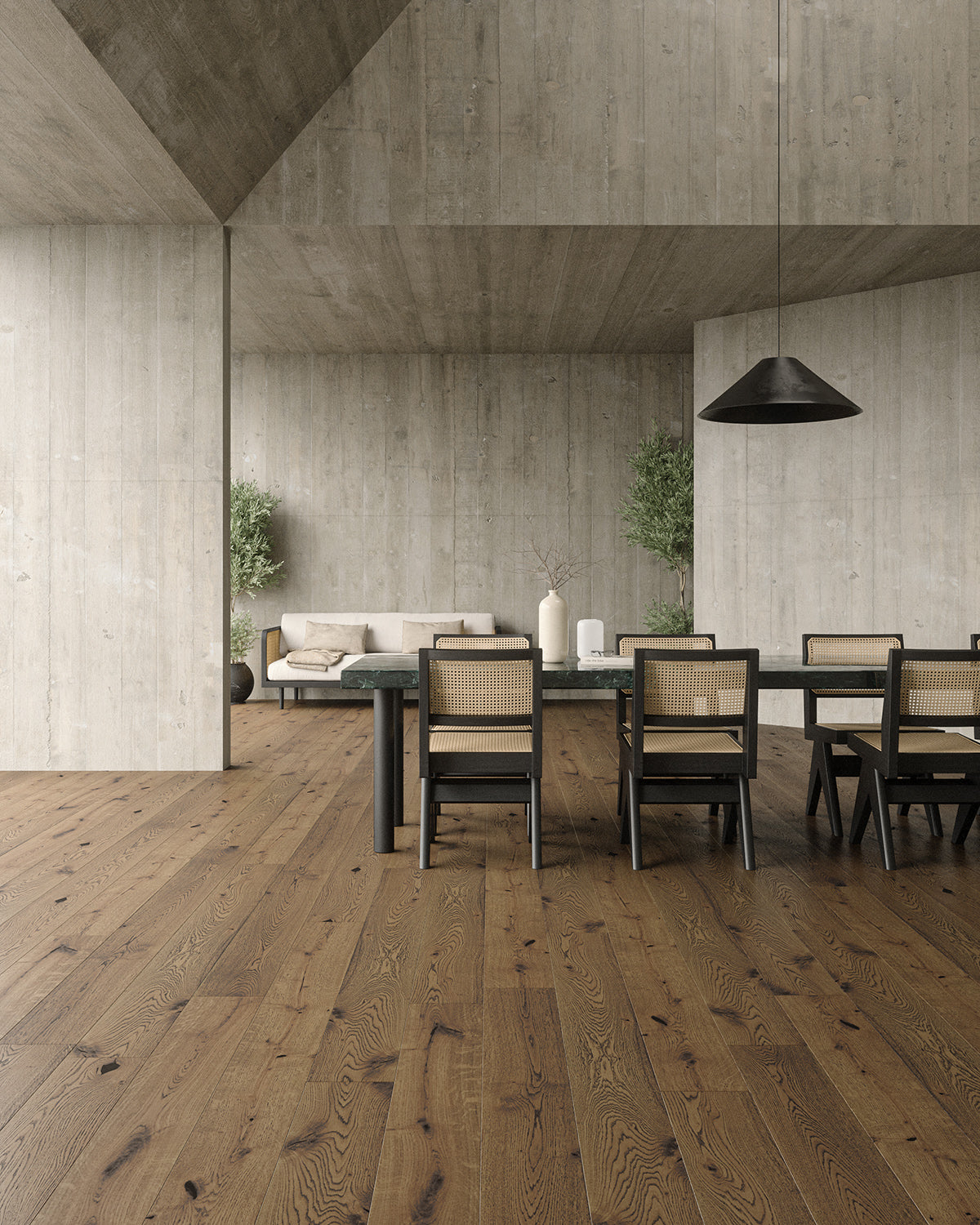 Ribadao Rio Tibre engineered hardwood flooring room scene
