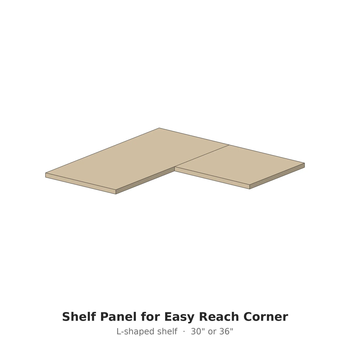 Shelf Panel for Easy Reach Corner – Modern Closet