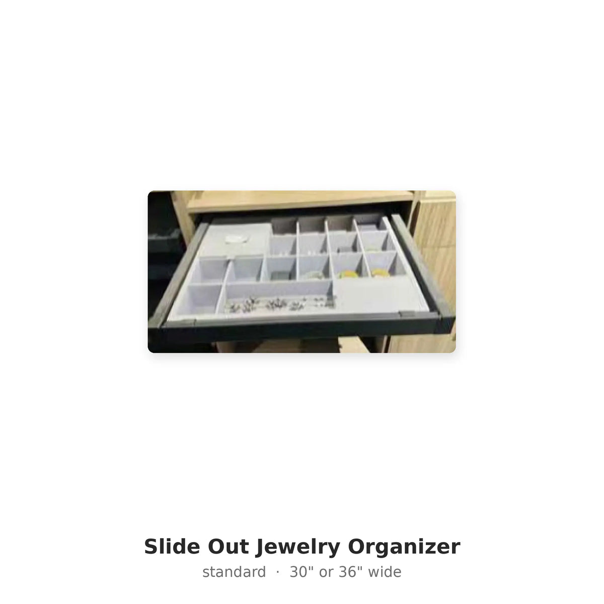 Slide Out Jewelry Organizer – standard – Modern Closet