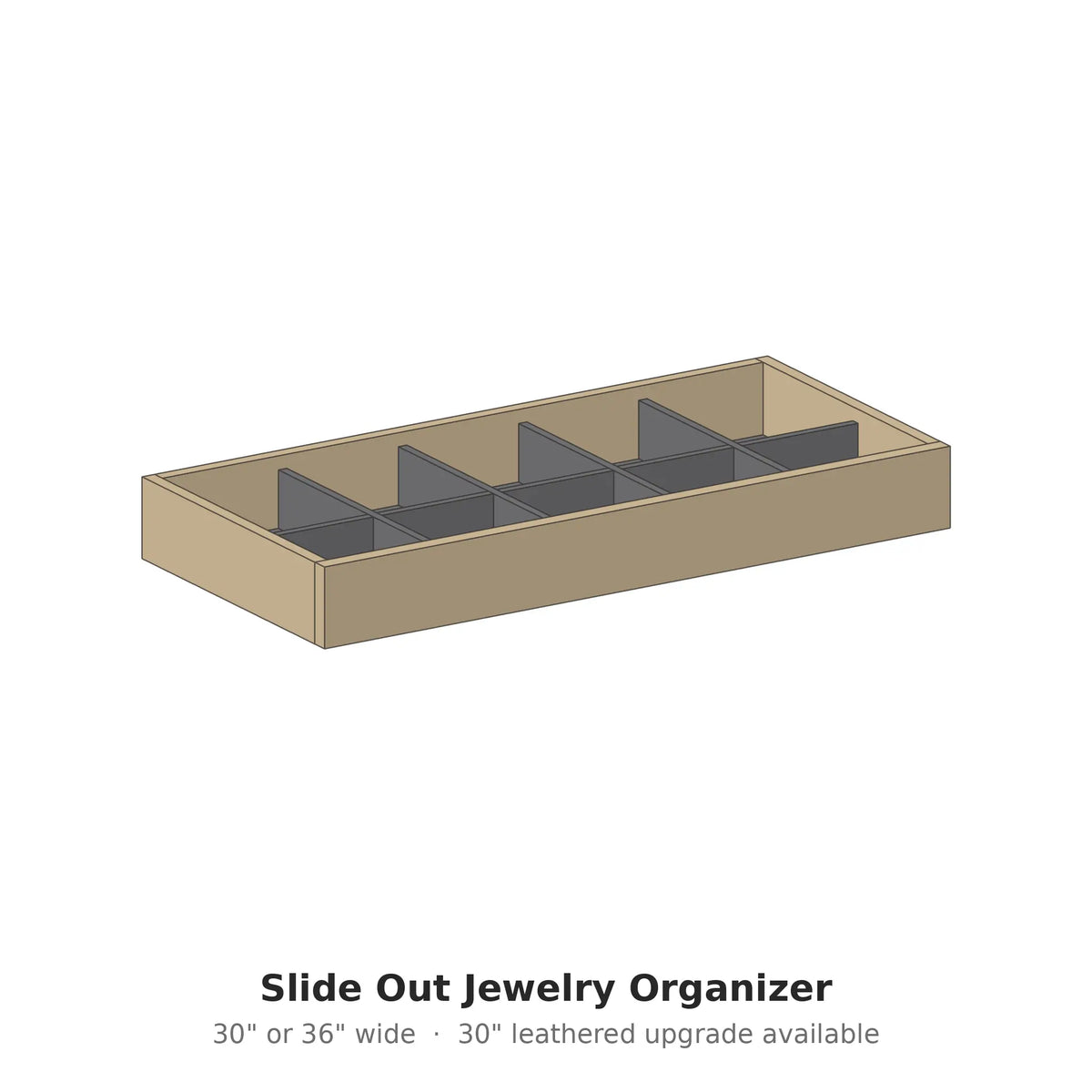 Slide Out Jewelry Organizer – Modern Closet