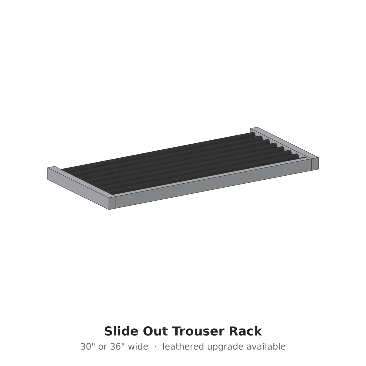 Slide Out Trouser Rack – Modern Closet