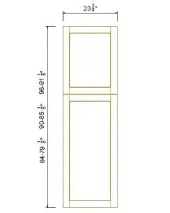 Tall Decorative Door Panel - Coastal