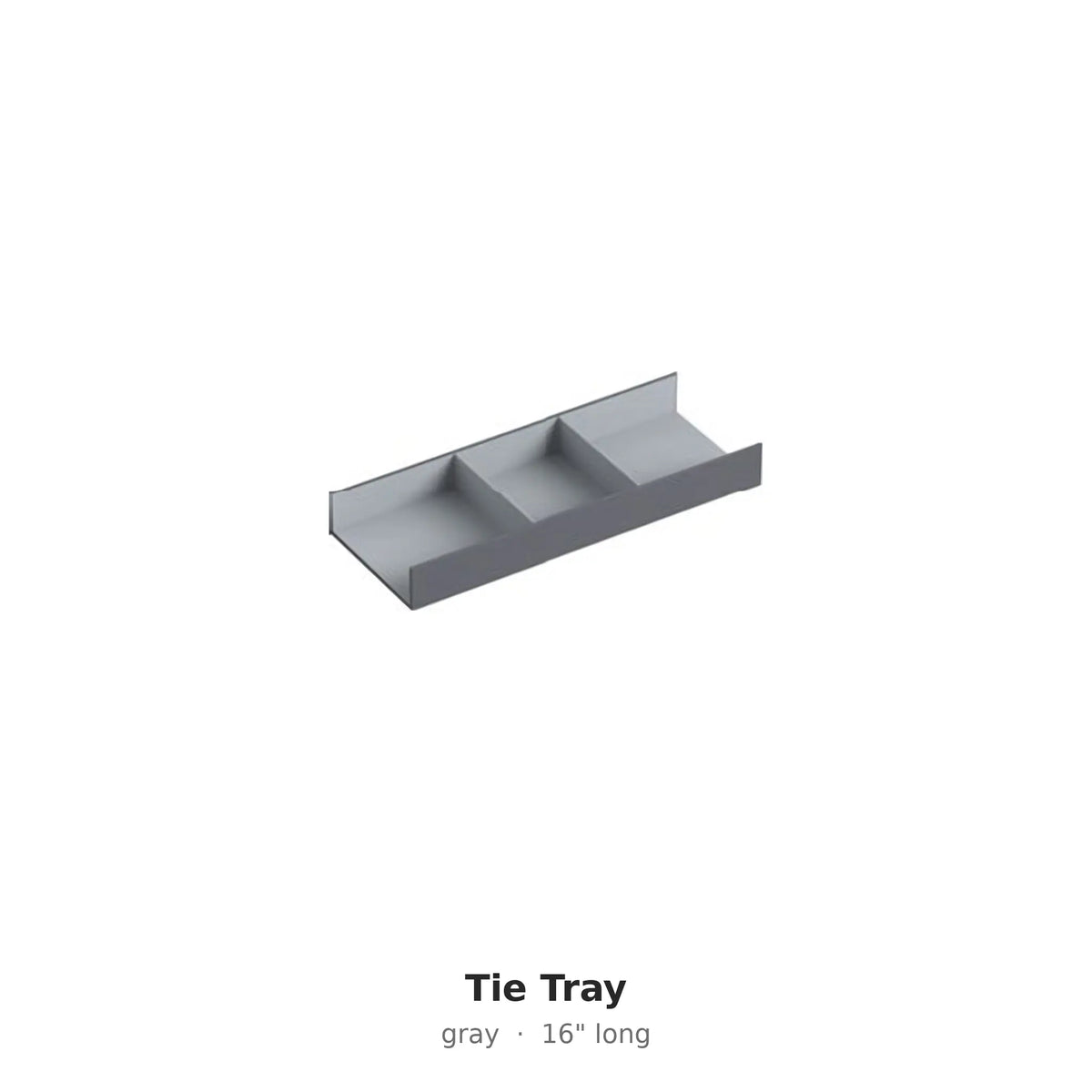 Tie Tray, gray – Modern Closet