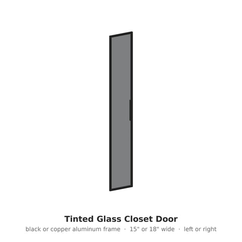 Tinted Glass Door