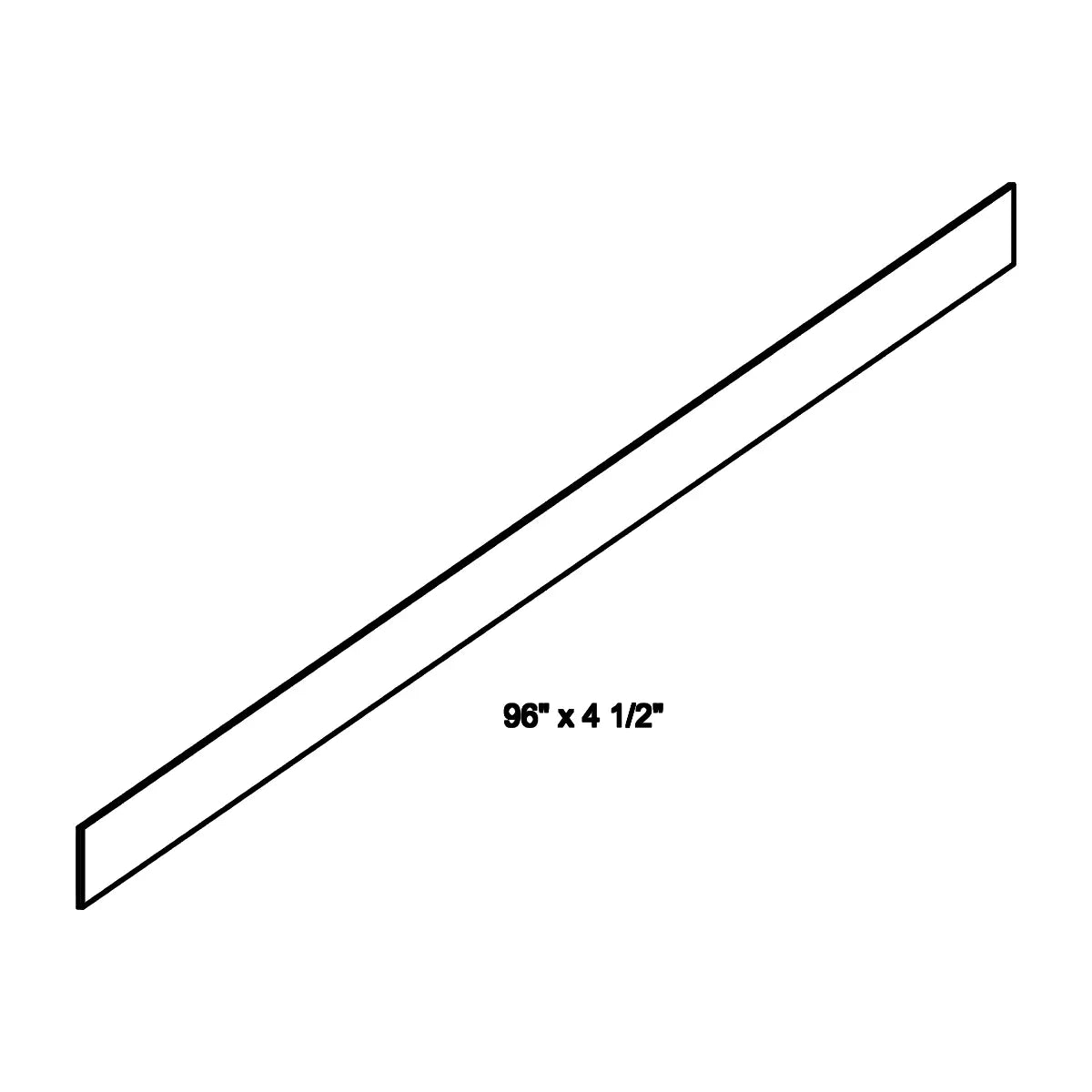 Toe Kick - cabinet drawing